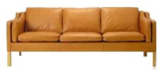 Børge Mogensen: Lædersofa BM-2213